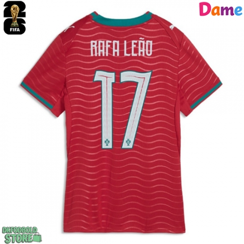 Portugal Rafael Leao #17 Replika Hjemmebanetrøje Dame VM 2026 Kortærmet